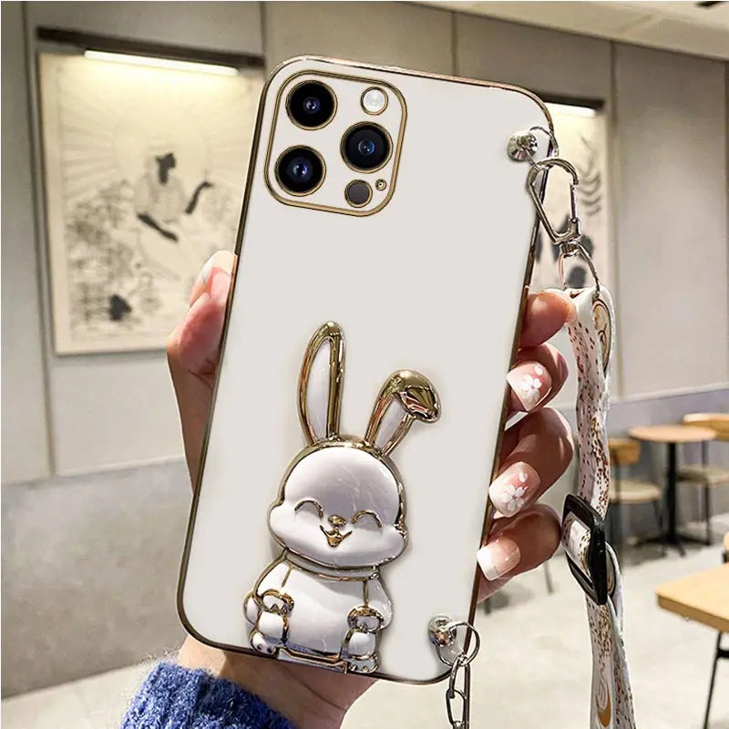 3D Rabbit Ear iPhone Holder Case