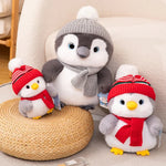 Cozy Winter Penguin Plushie Toy