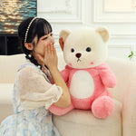 Pink Bear Soft Cuddle Plush