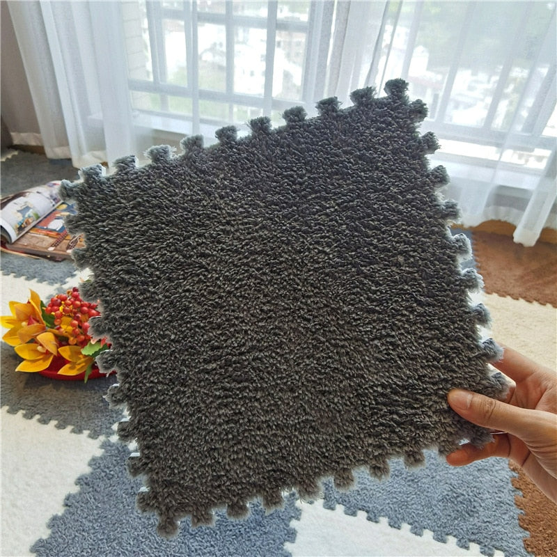 DIY Winter Plush Puzzle Mat - Image 5