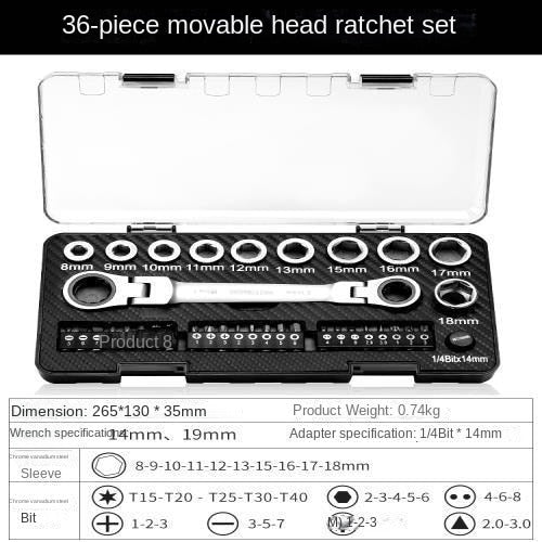 Ratchet-Tastic Master Multitool Wrench Set - Image 7