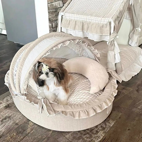 Cozy Throne Deluxe Pet Bed - Image 0