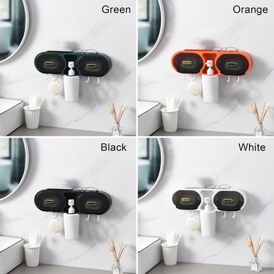 Wall-Mounted Waterproof Bathroom Storage Rack - Image 6