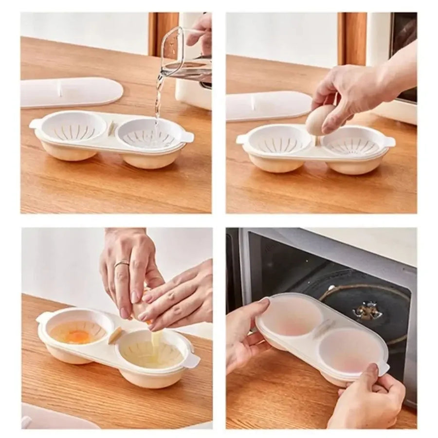 Double Space Durable Microwave Egg Maker - Image 7
