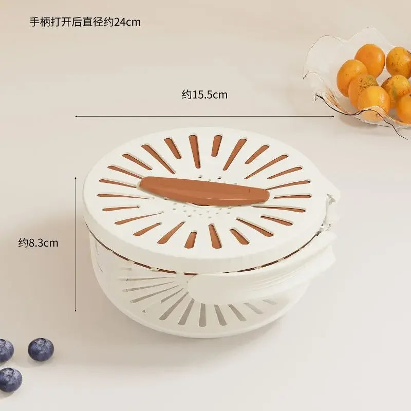 Hold & Pour Kitchen Sink Drain Storage Basket