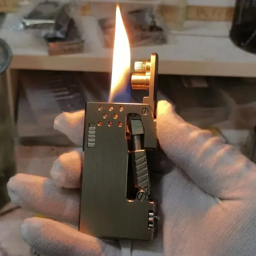 Classic Mechanical Press Ignition Kerosene Lighter - Image 1