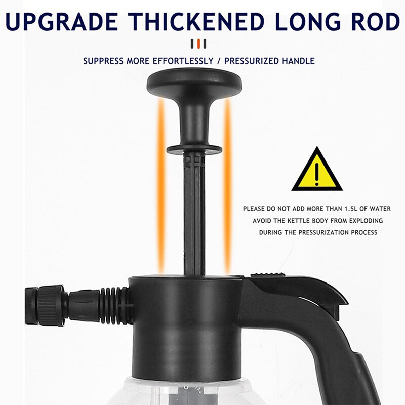 Portable Hand Pump Bubble Blast Water Foam Sprayer - Image 3