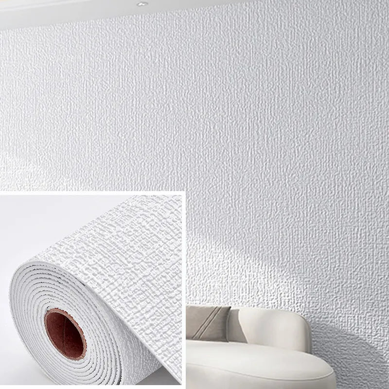 3D Linen Self-Adhesive Waterproof Wall Sticker