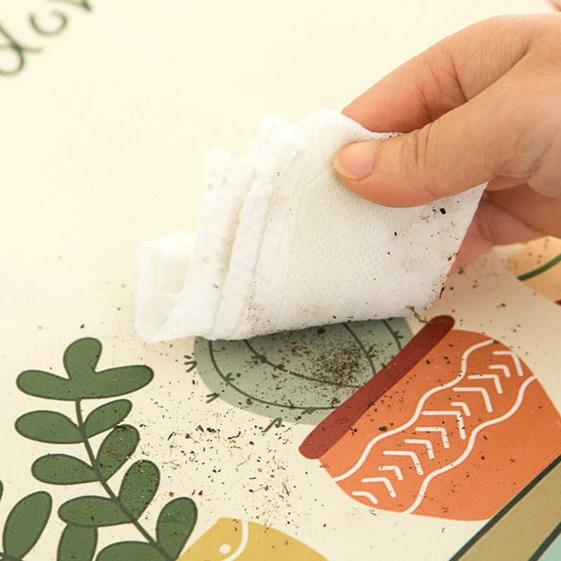 Retro Floral Washing Machine Cover Drainer Mat - Image 8