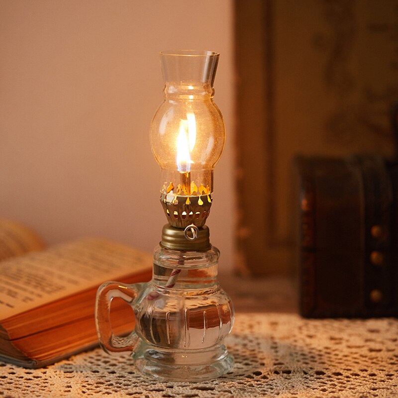 Vintage Kerosene Oil Lamp - Image 3