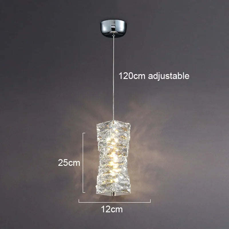 Crystal Frost Chandelier Lamp - Image 9