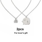 Cute Little Ghost Couple Necklace