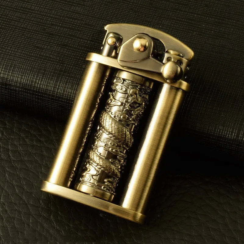 Eco Flame Vintage Brass Kerosene Lighter - Image 8