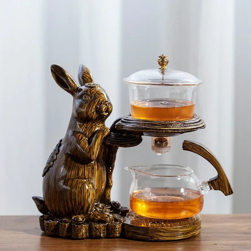 Nature Harmony Wooden Teapot - Image 3