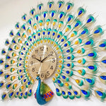 Majestic Peacock Creative Wall Clock