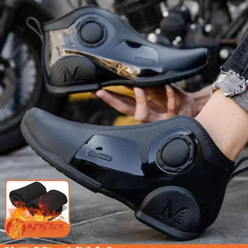 Cyberpunk Anti-Slip Rubber Rain Boots - Image 8