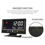 Alarm Pro LCD Weather Station Clock