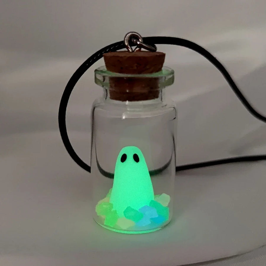 Mystic Night Glow Ghost Necklace - Image 4