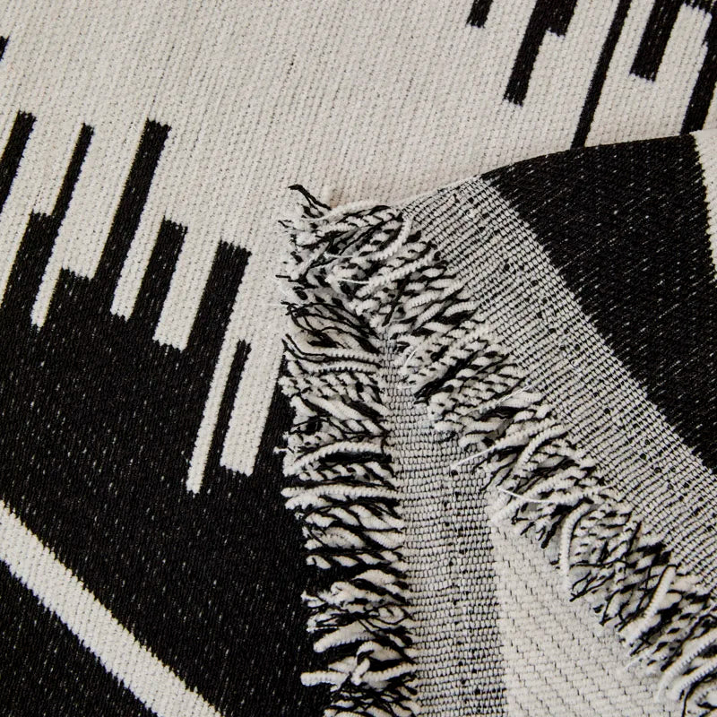 Geometric Lines Sofa Throw Cover Blanket - Image 4