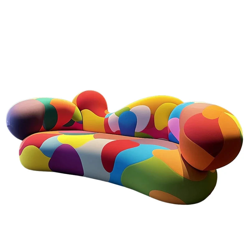 Rainbow Art Irregular Modular Lounge Sofa - Image 6