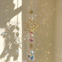 Lotus Crystal Sun Catcher Rainbow Prism - Image 6