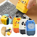 Mini Cartoon ID Protection Roller Stamp