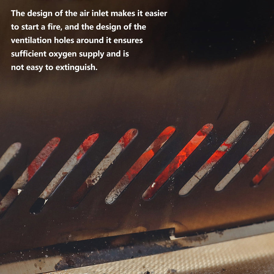 Camping Foldable Charcoal Grill - Image 5