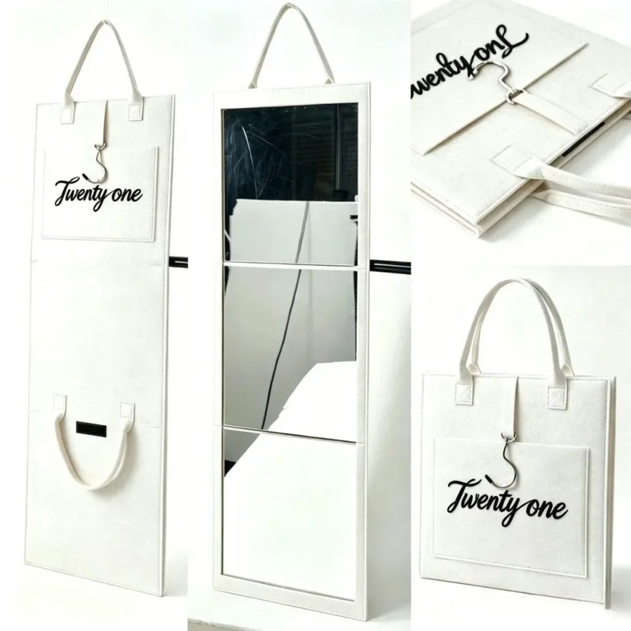 Calm Reflection Portable Full Length Standing Mirror