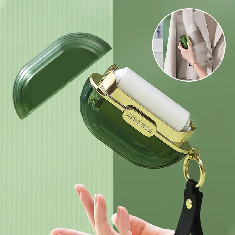 Pocket Size Quick Clean Lint Roller Keychain - Image 3