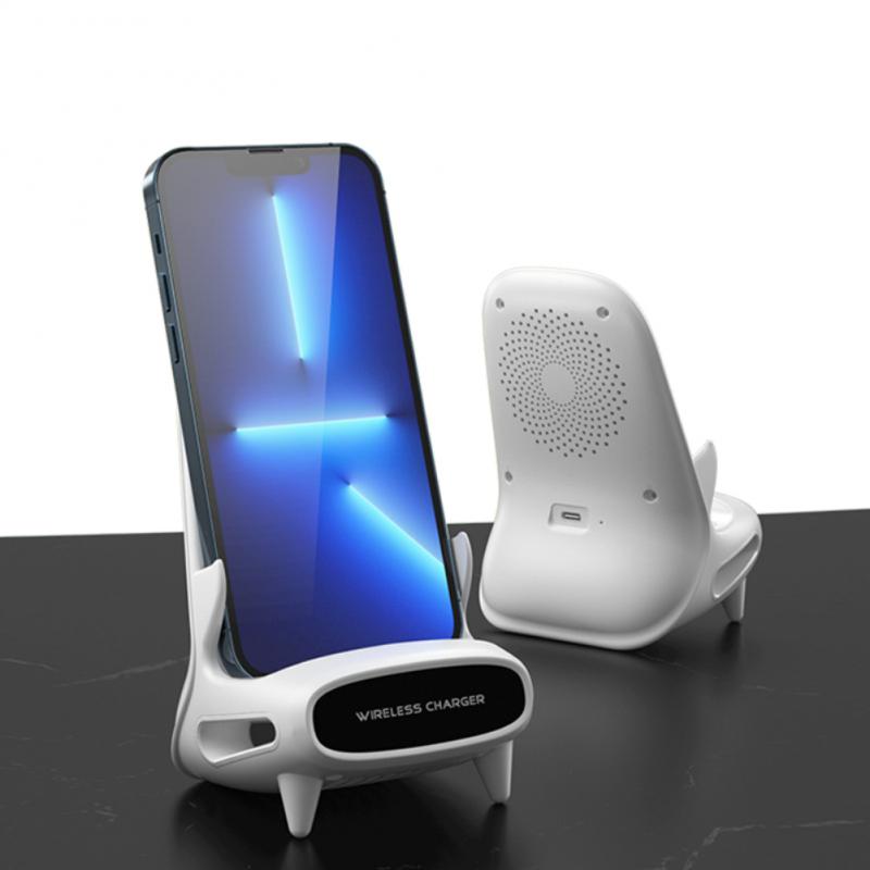 Space Chair Phone Holder Wireless Charging Station - Image 0