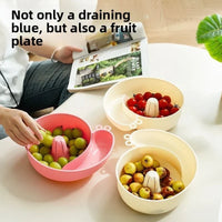 Spiral Flow Fruit Vegetable Cleaning Drainer Bowl - Image 3