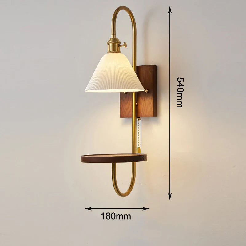 American Vintage Glass Wall Ambient Lamp - Image 6