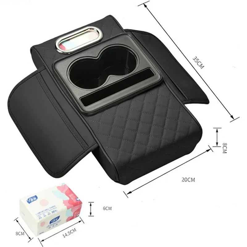 Console Craft Multi-Pocket Car Armrest Pad - Image 6