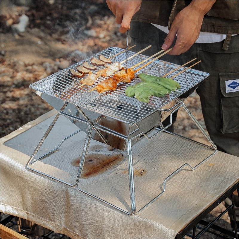 Camping Chef Stainless Steel Detachable Foldable Grill