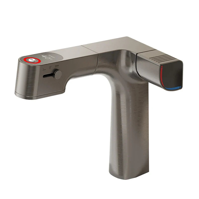 Pull-Out Water Filter LED Temperature Control Faucet - Image 6