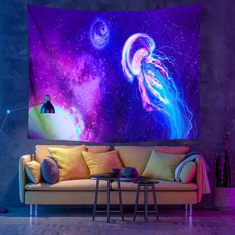 Colorful Glowing Luminous Tapestry - Image 6