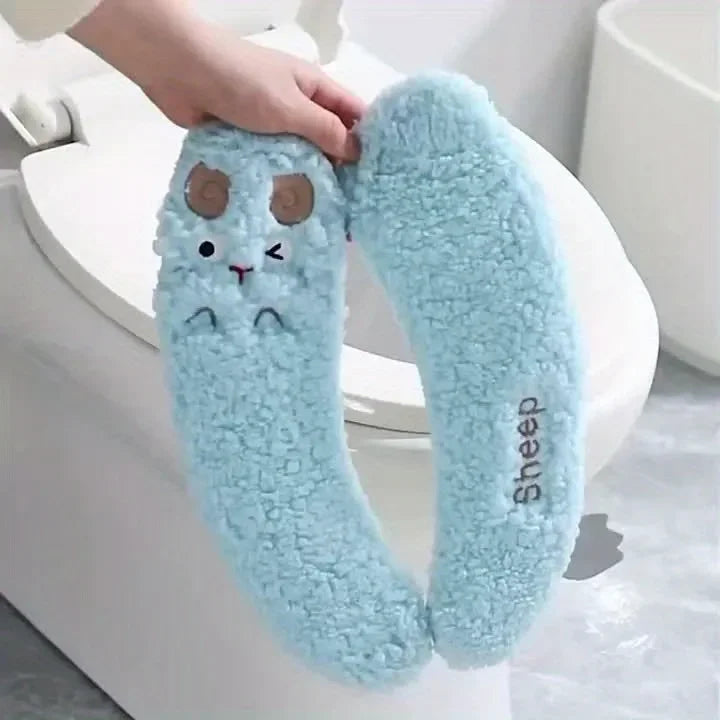 Cozy Plush Warm Toilet Seat Cover - Image 1