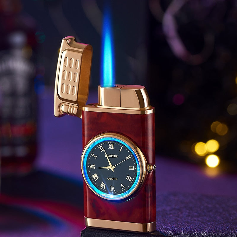 2in1 Elegant Windproof Lighter Watch