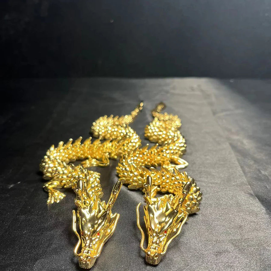 Mystic Scales 3D Brass Dragon Home Decor - Image 3