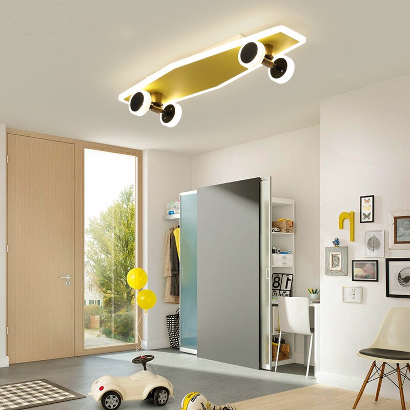 Creative Skateboard Nordic LED Ceiling Light - Image 1