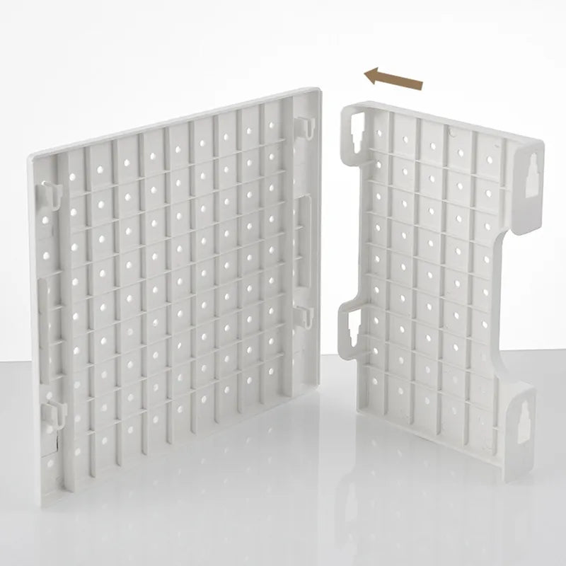 Kitchen Organizer Wall-Mounted Hole Board Storage Rack - Image 8
