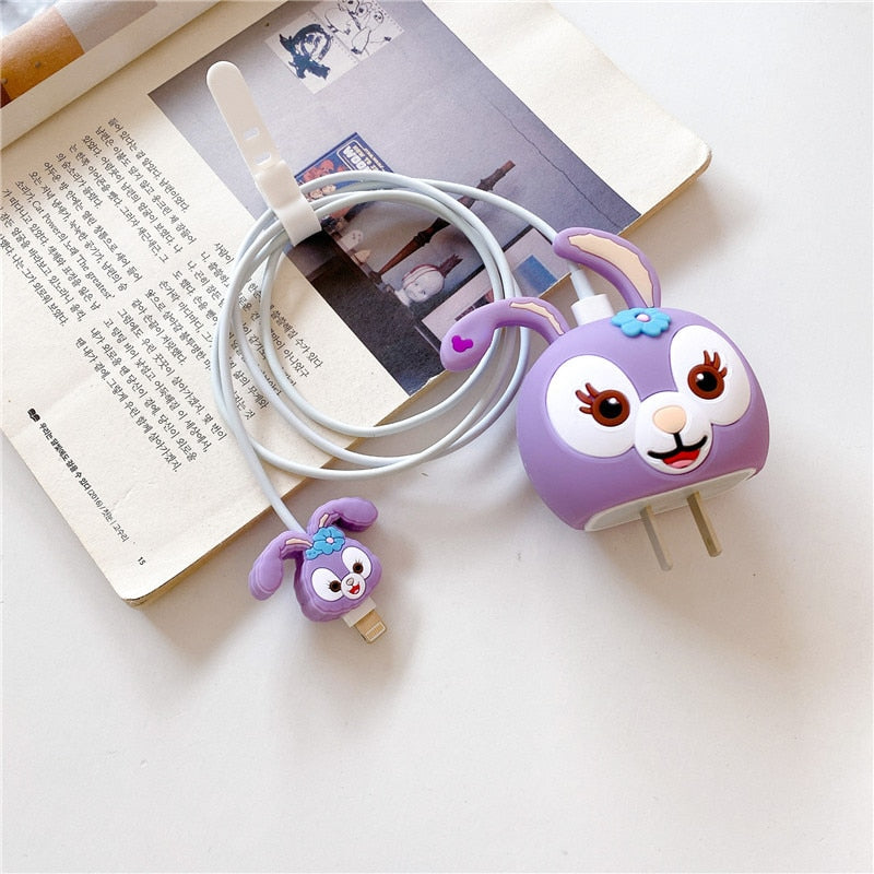 Cute Cartoon Animals Cable Cover Protector - Image 3