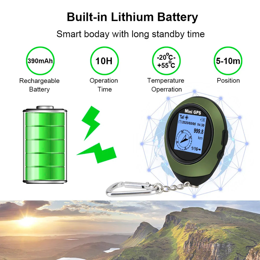 Compact Satellite GPS Navigator High-Precision Compass Tracker Device - Image 7