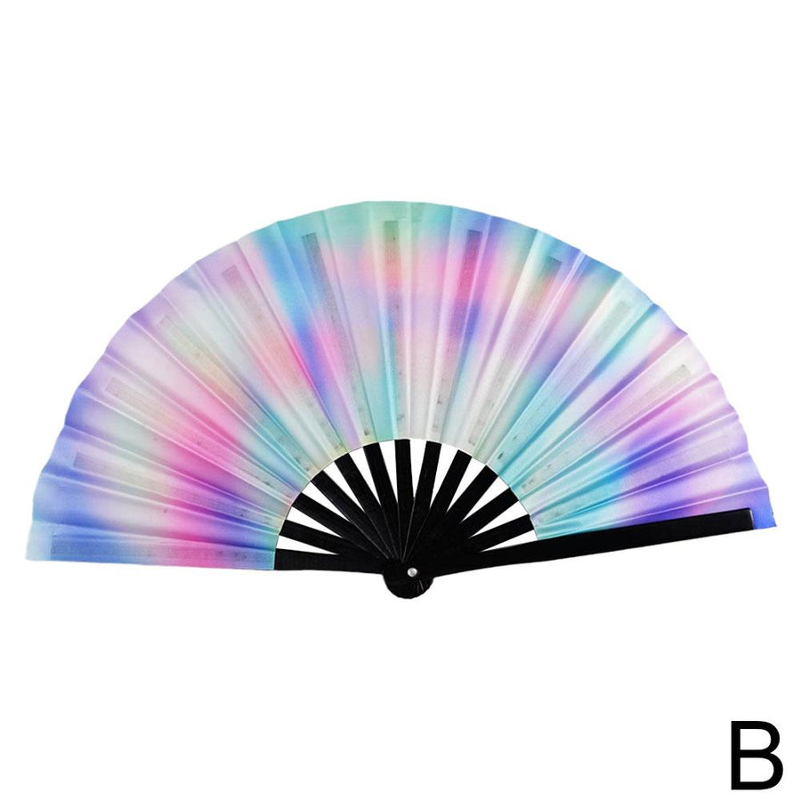 Reflective Japanese Style Folding Hand Fan - Image 11