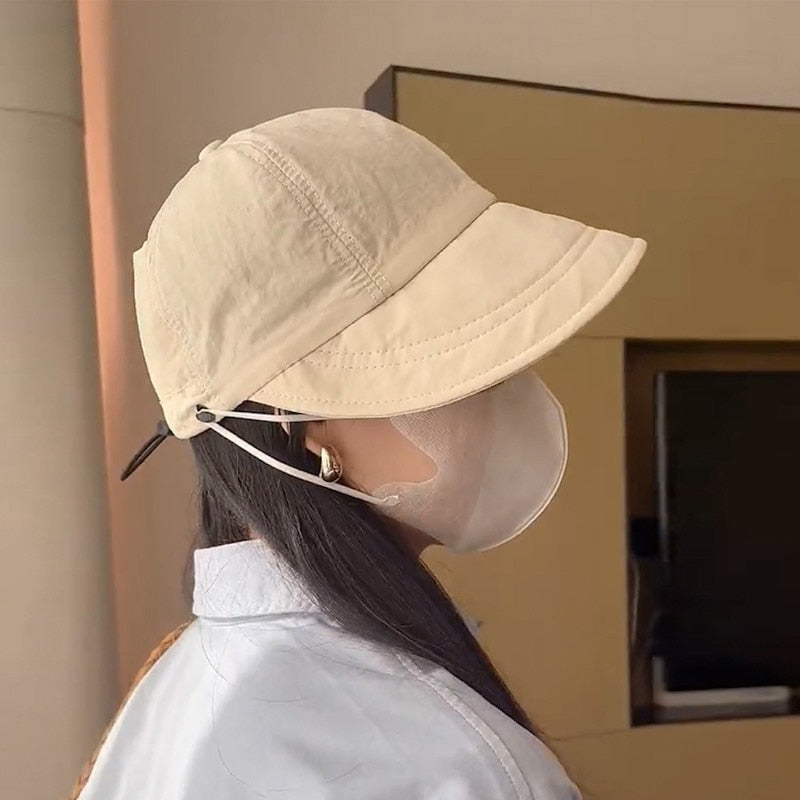 Sun Safe Chic Summer Mask Holder Hat - Image 5