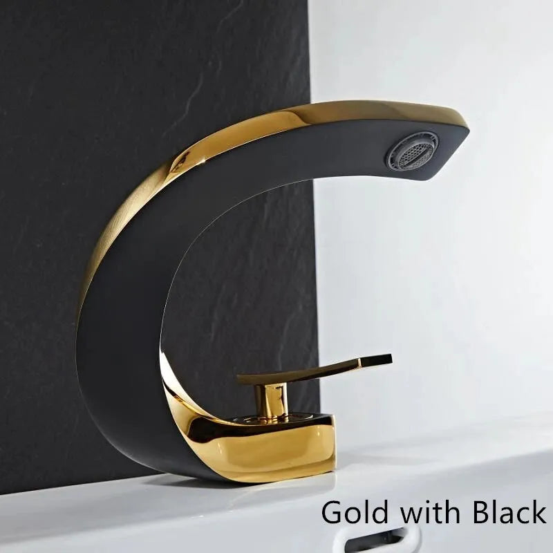 Nordic Arch Artistic Deck Mounted Faucet - Image 7