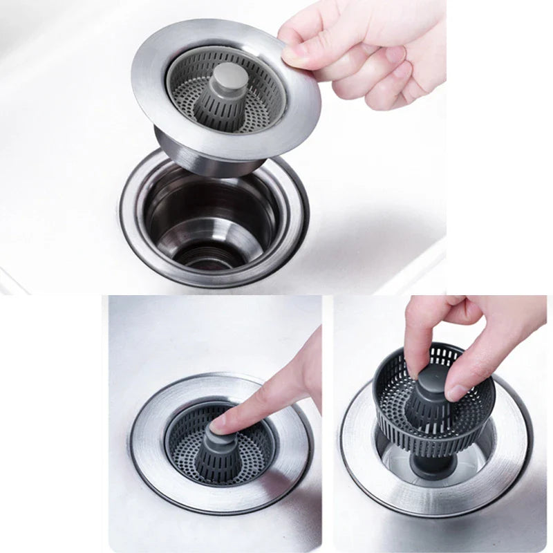 Clean Sink Stainless Steel Odor-Control Strainer - Image 5