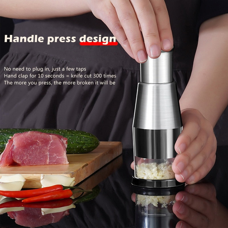 Handheld Manual Food Chopper Slicer - Image 3