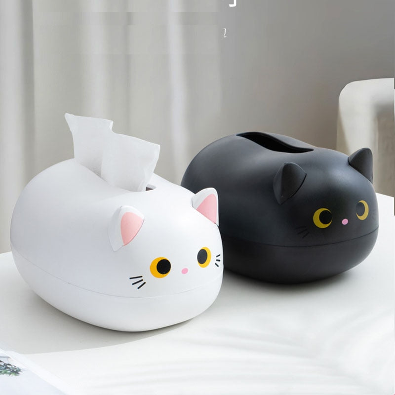 Cat Shaped Desktop Tissue Box - Image 3