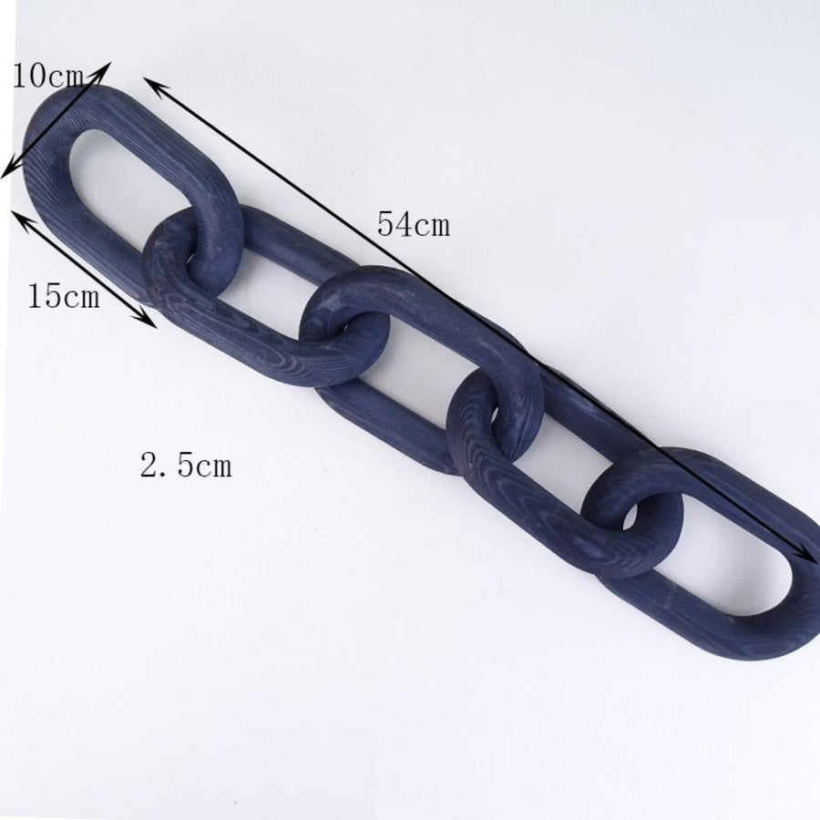 Modern Wooden Chain Link Decor - Image 12